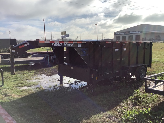 2025 Trai Maxx 14 ft T/A Gooseneck Dump Utility Trailer