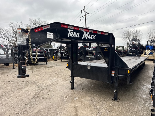 2024 Trailmax SD28-40 40 ft T/A Gooseneck Flatbed Trailer