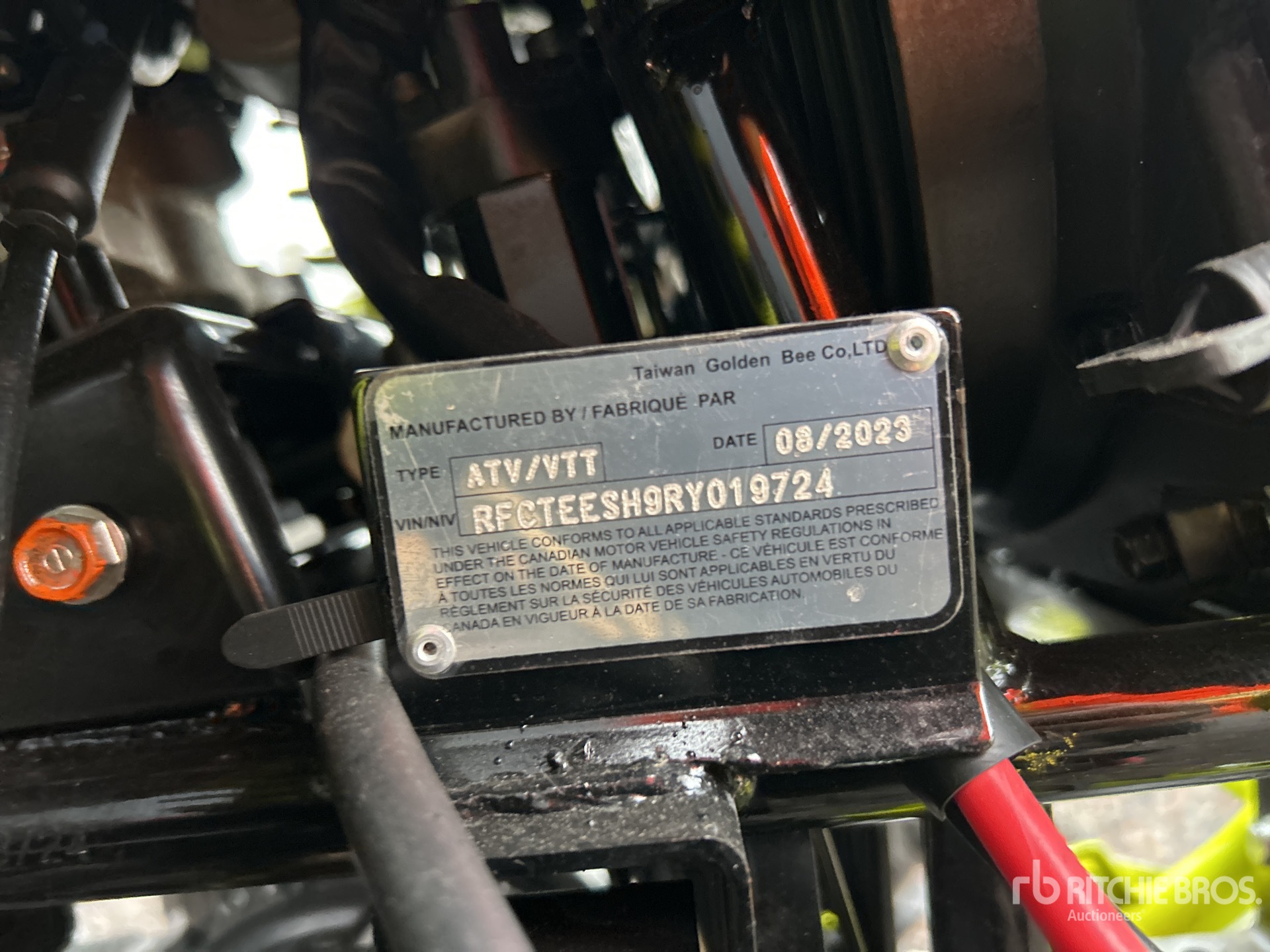 General Appearance with N.º de serie/VIN