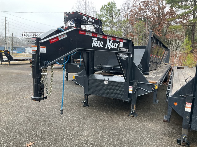 2024 Trailmax 40 ft T/A Gooseneck Flatbed Trailer