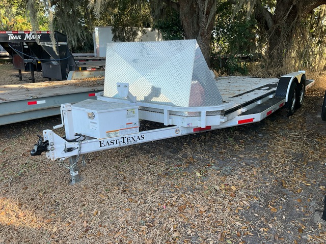 2024 East Texas T/A 1 Car Open Car Carrier Trailer