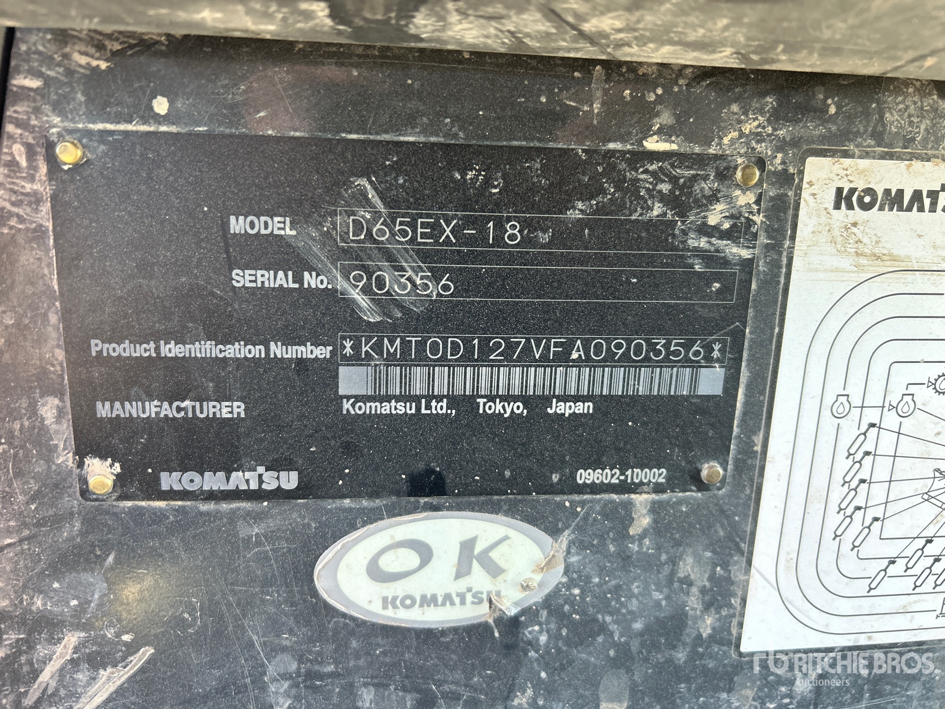 General Appearance with N.º de serie/VIN