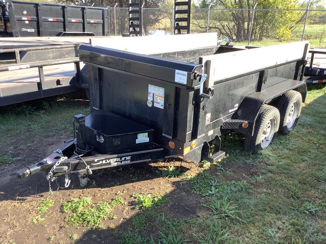 2024 East Texas 10 ft T/A Demolition Dump Utility Trailer