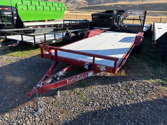 2025 East Texas 22 ft T/A Equipment Trailer