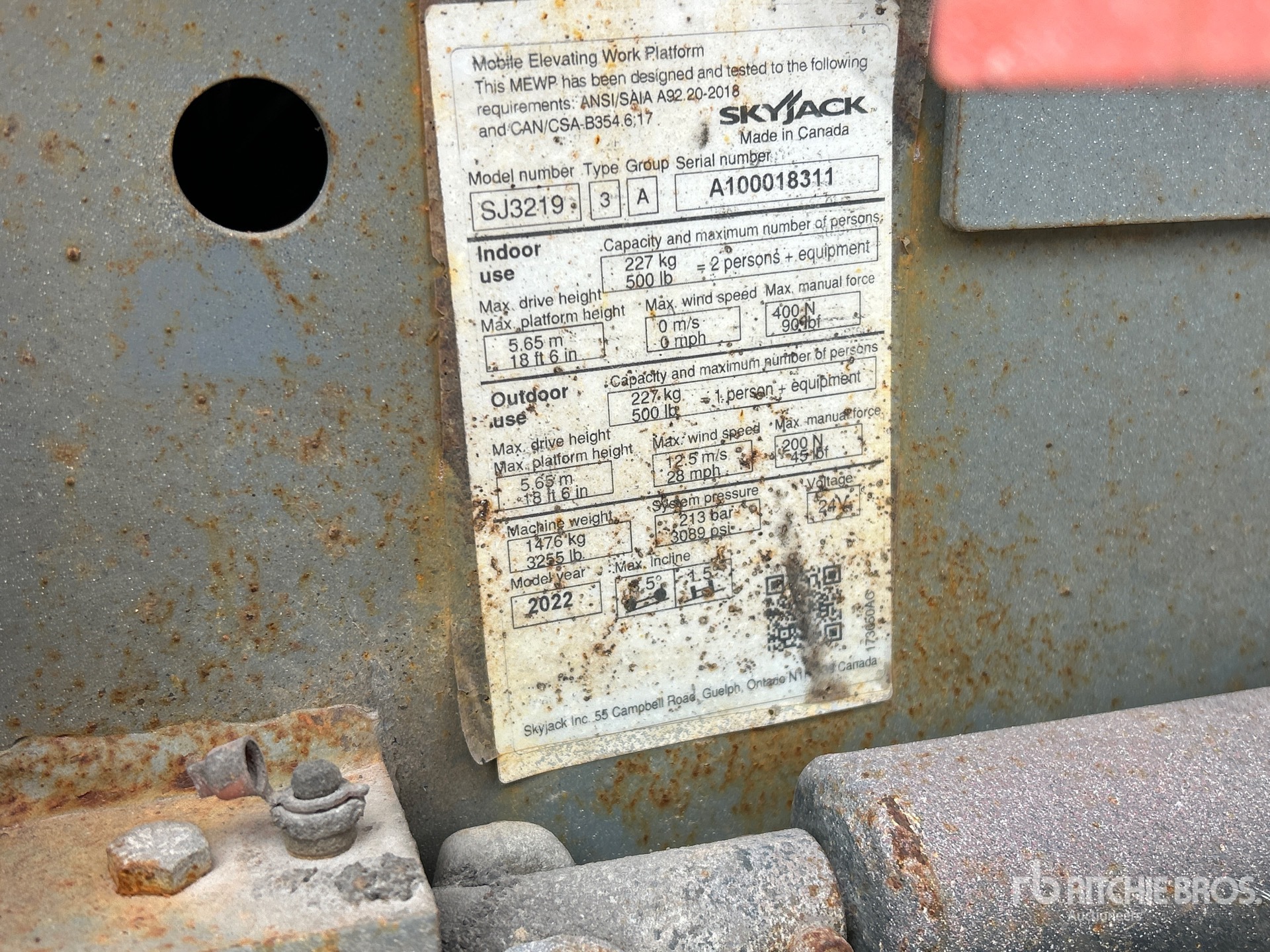 General Appearance with Numer seryjny/numer identyfikacyjny pojazdu