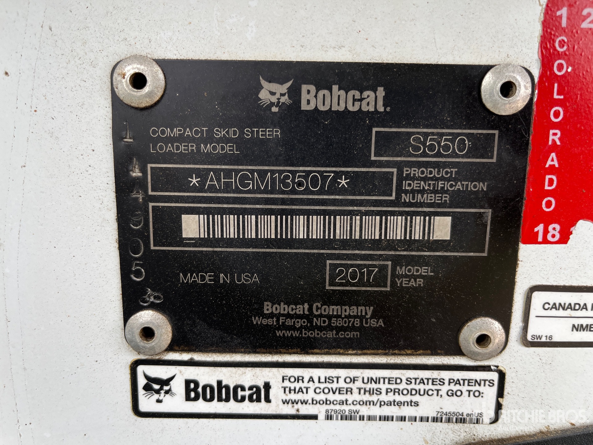 General Appearance with Numéro de série/Numéro d'identification du véhicule automobile