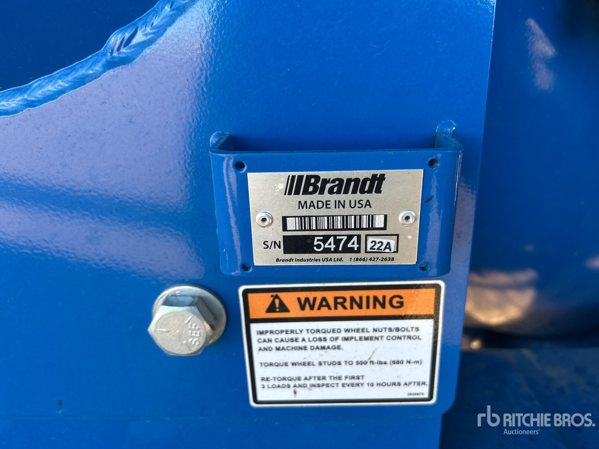 General Appearance with N.º de serie/VIN