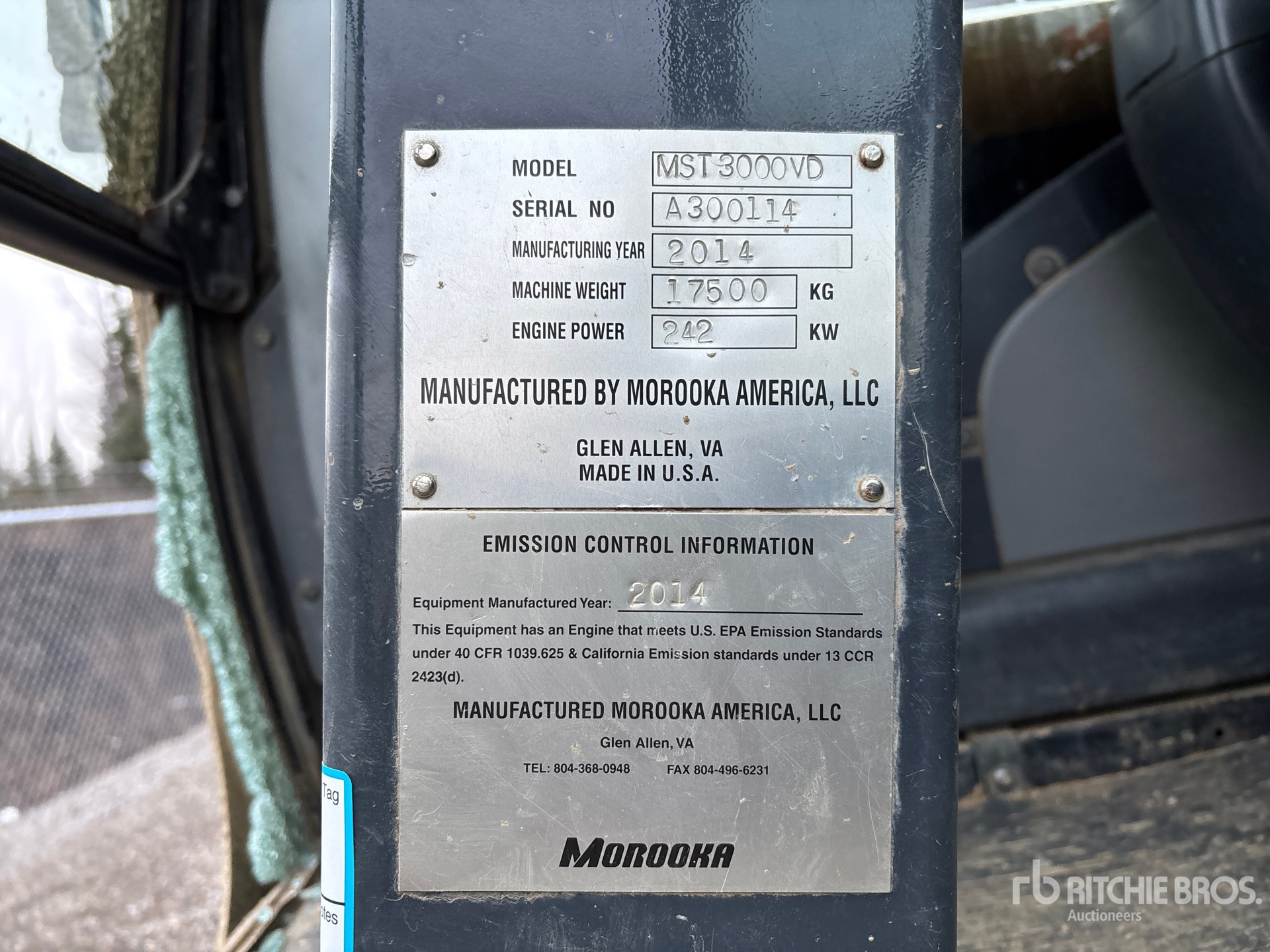 General Appearance with Seriennummer / FIN