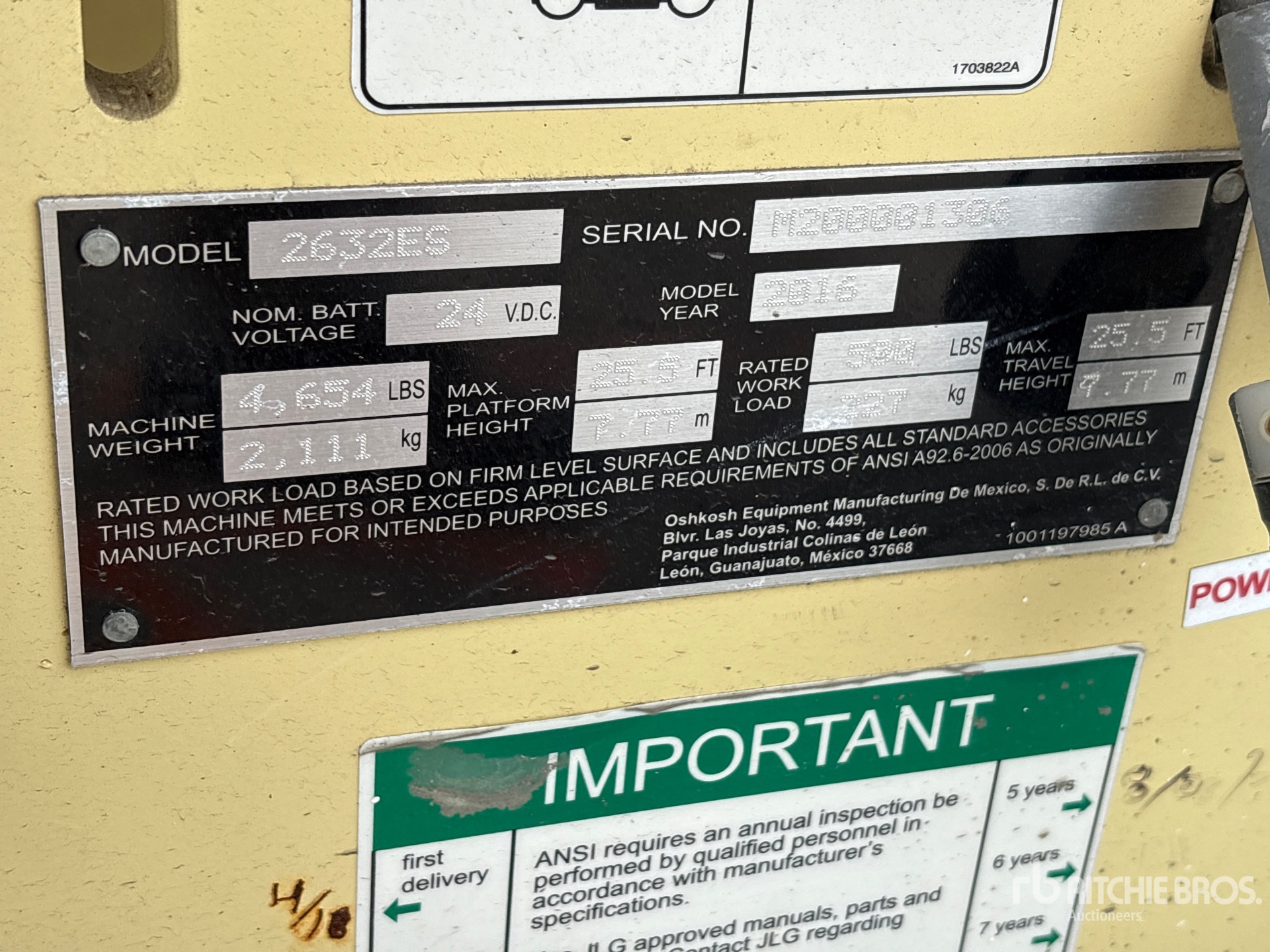 General Appearance with Seriennummer / FIN