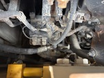 Engine with A/C Compressor