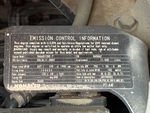 Engine with Emission Label
