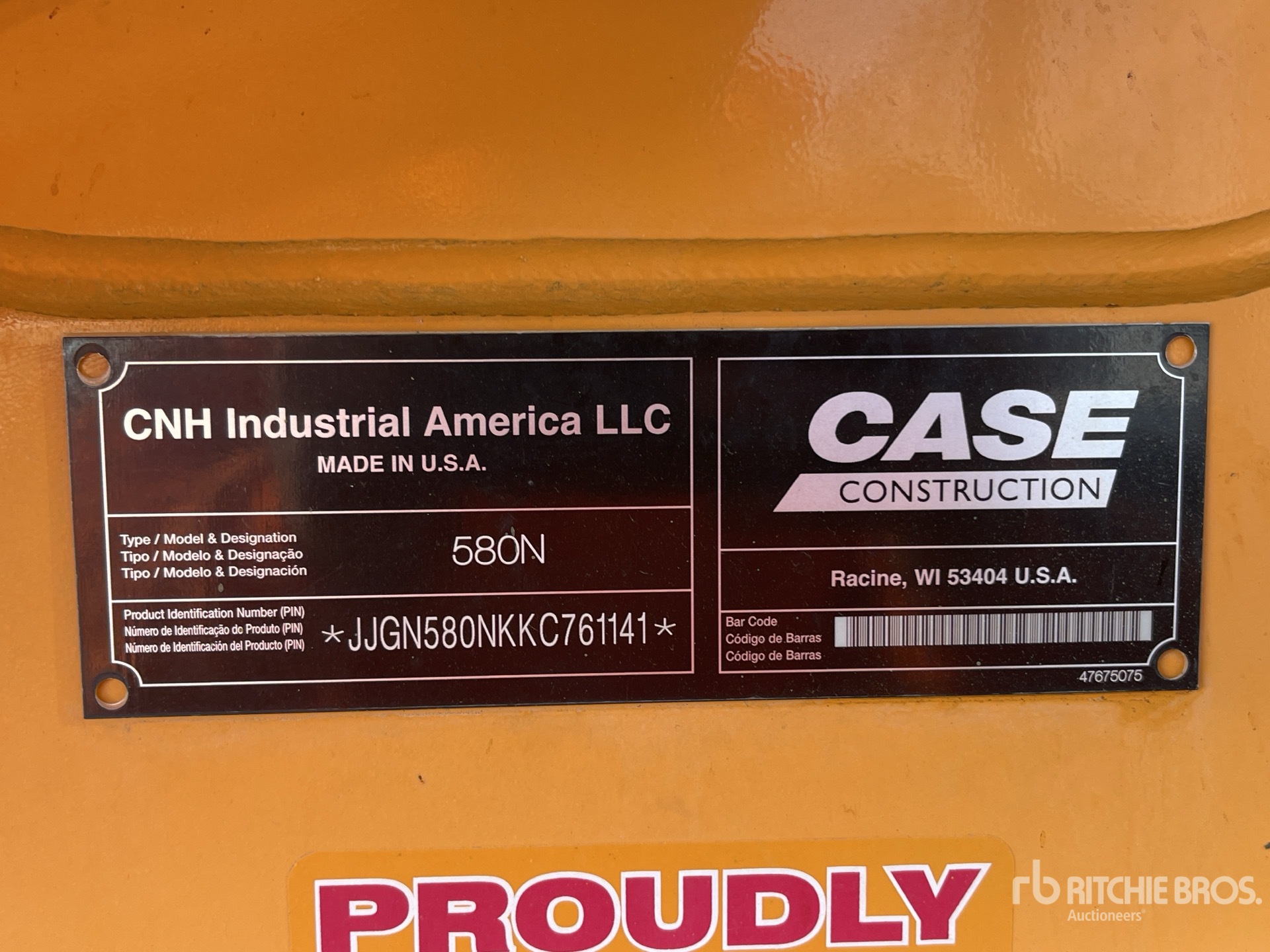 General Appearance with Seriennummer / FIN