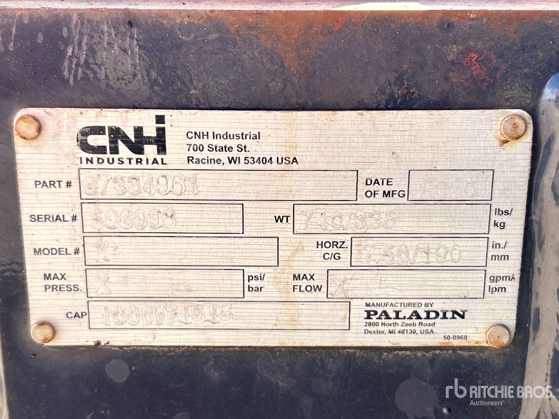 General Appearance with Seriennummer / FIN