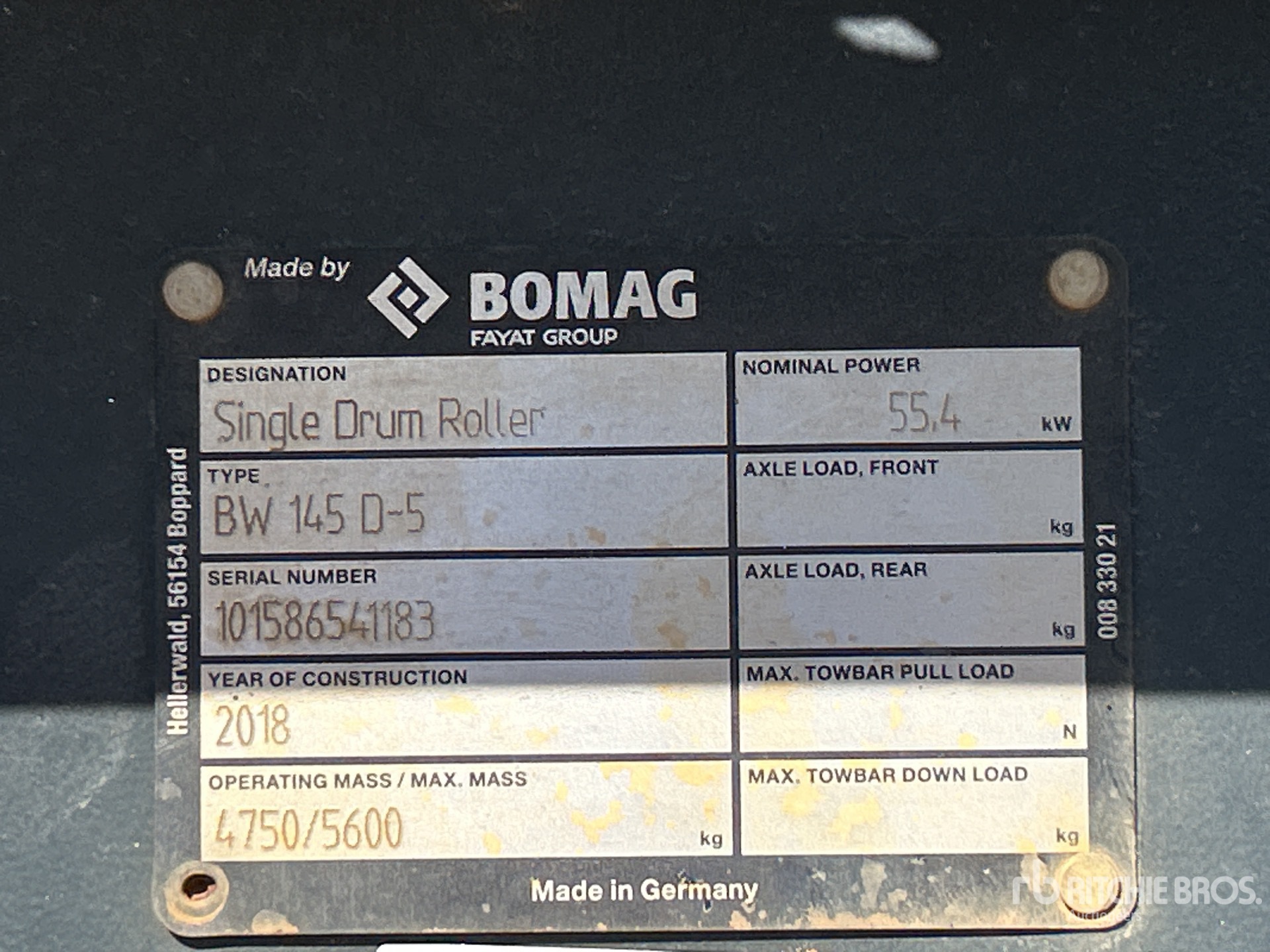 General Appearance with Numer seryjny/numer identyfikacyjny pojazdu