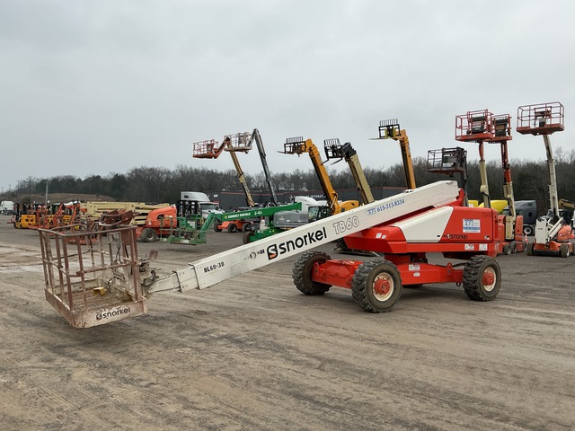 2008 Snorkel TB60 4WD Diesel Telescopic Boom Lift