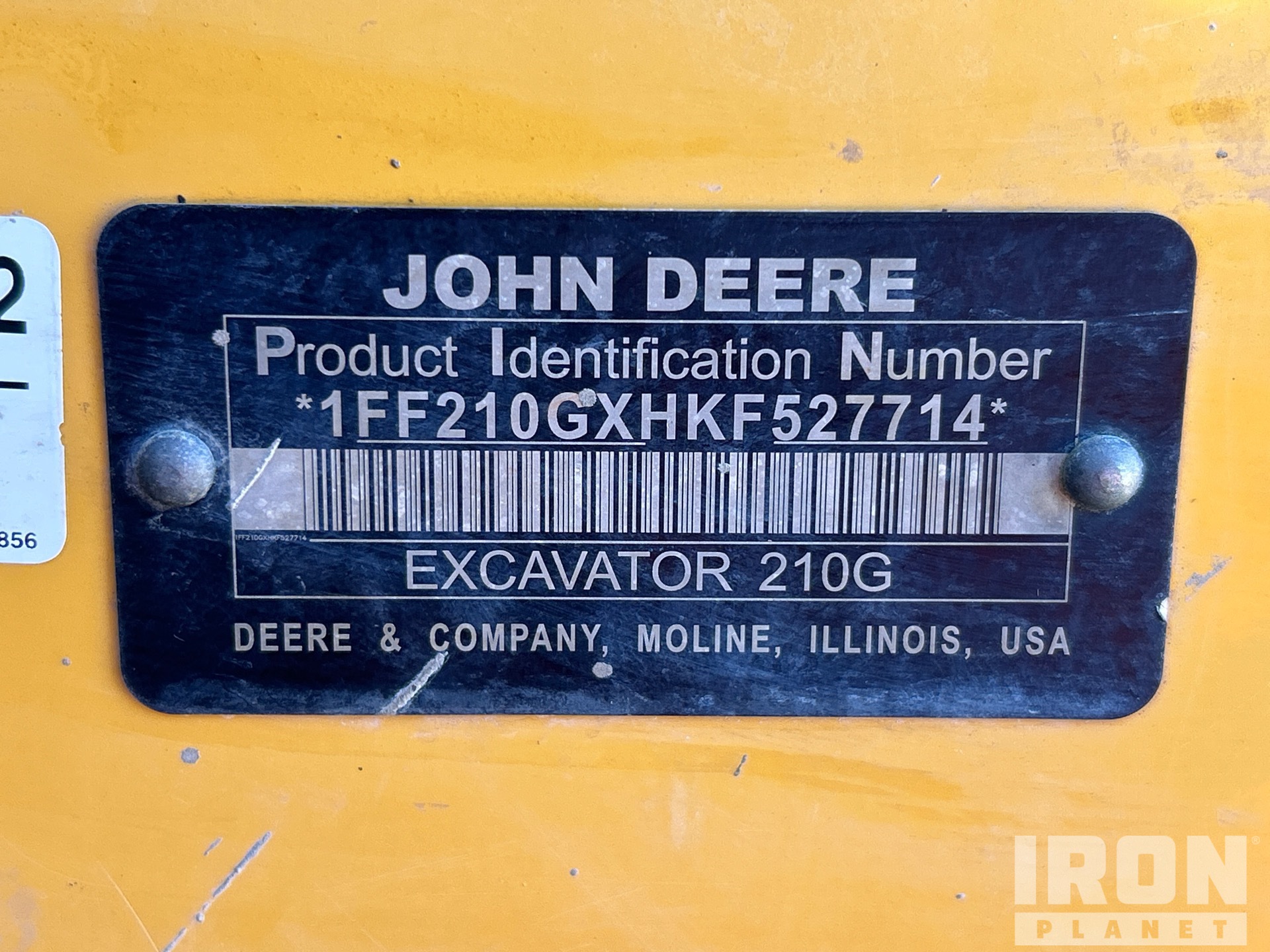 General Appearance with N.º de serie/VIN