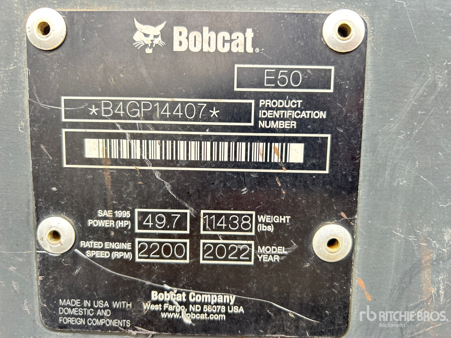 General Appearance with Numer seryjny/numer identyfikacyjny pojazdu