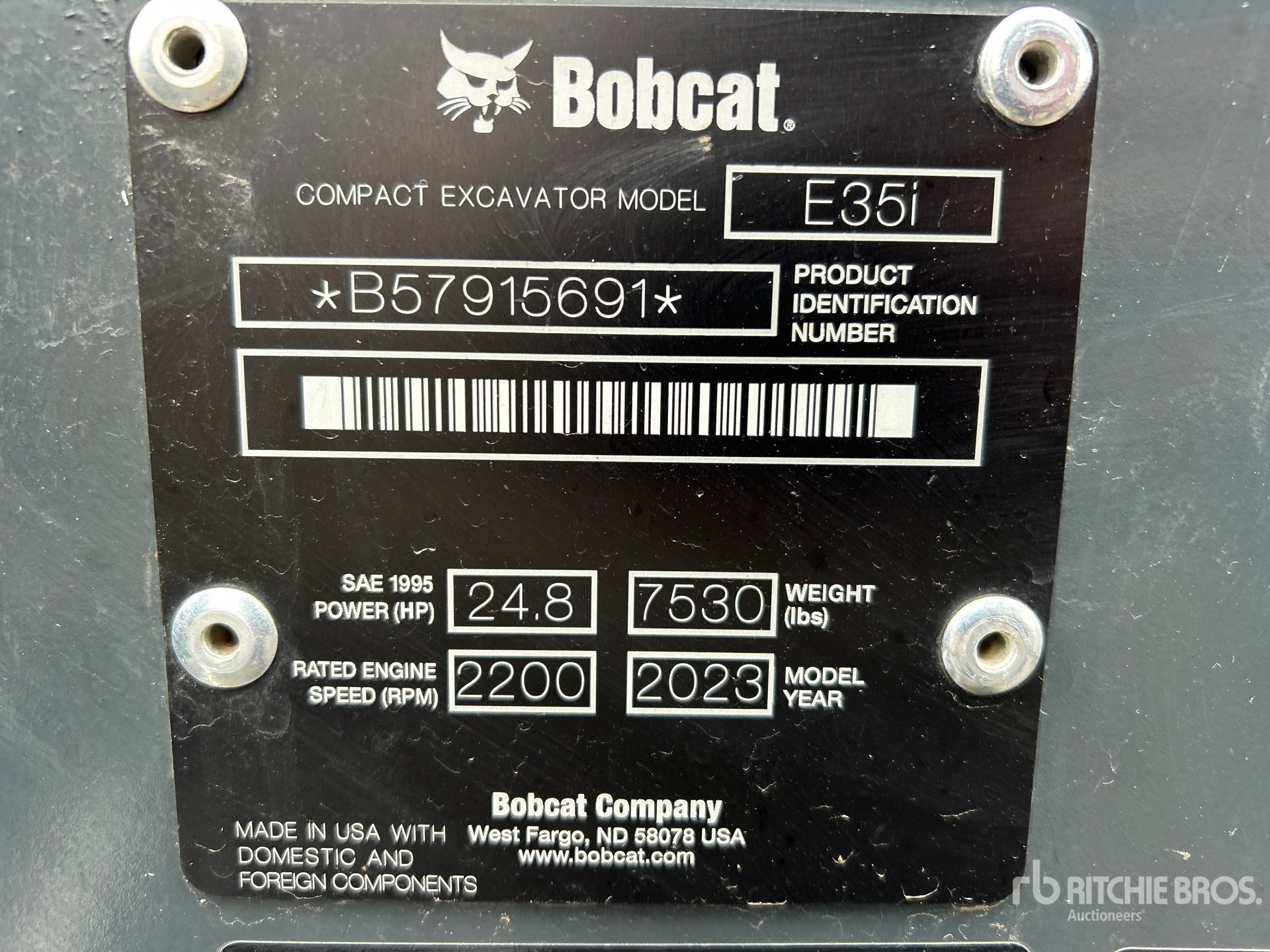 General Appearance with Seriennummer / FIN