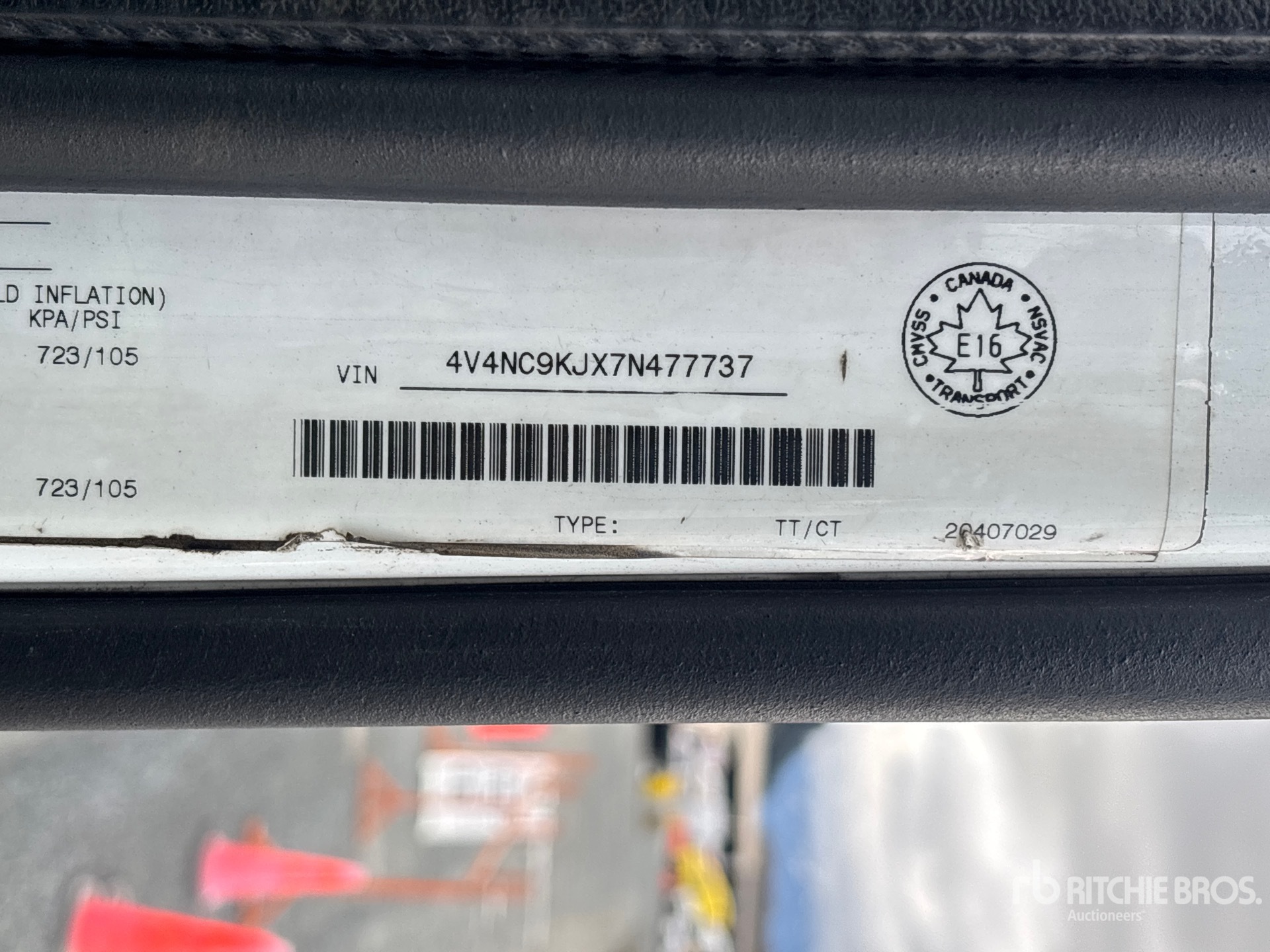 General Appearance with Second Serial Number/VIN Photo