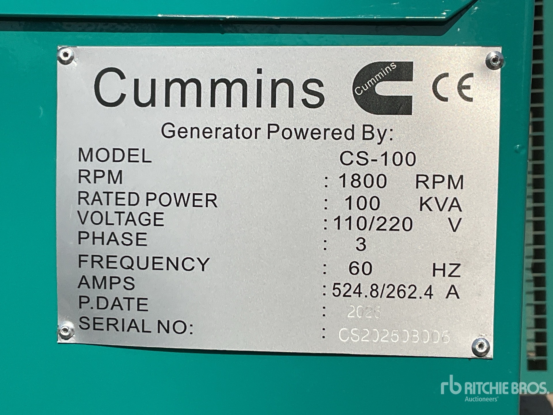 General Appearance with Numer seryjny/numer identyfikacyjny pojazdu