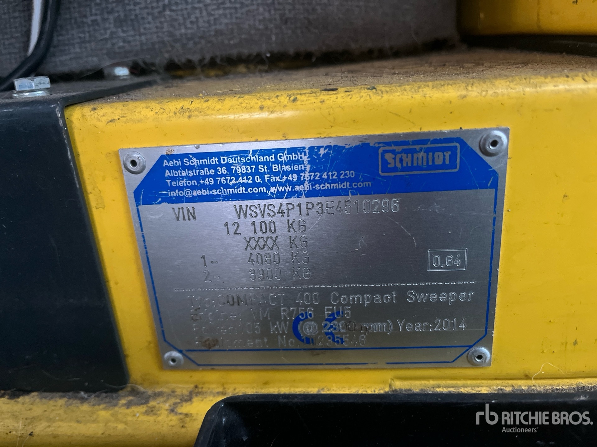 General Appearance with N.º de serie/VIN