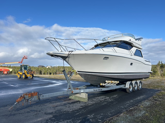1996 Bayliner Cuddy Cabin Boat w/ Sealion Tri/A Boat Trailer 1996 Bayliner Cuddy Cabin Boat w/ Sealion Tri/A Boat Trailer