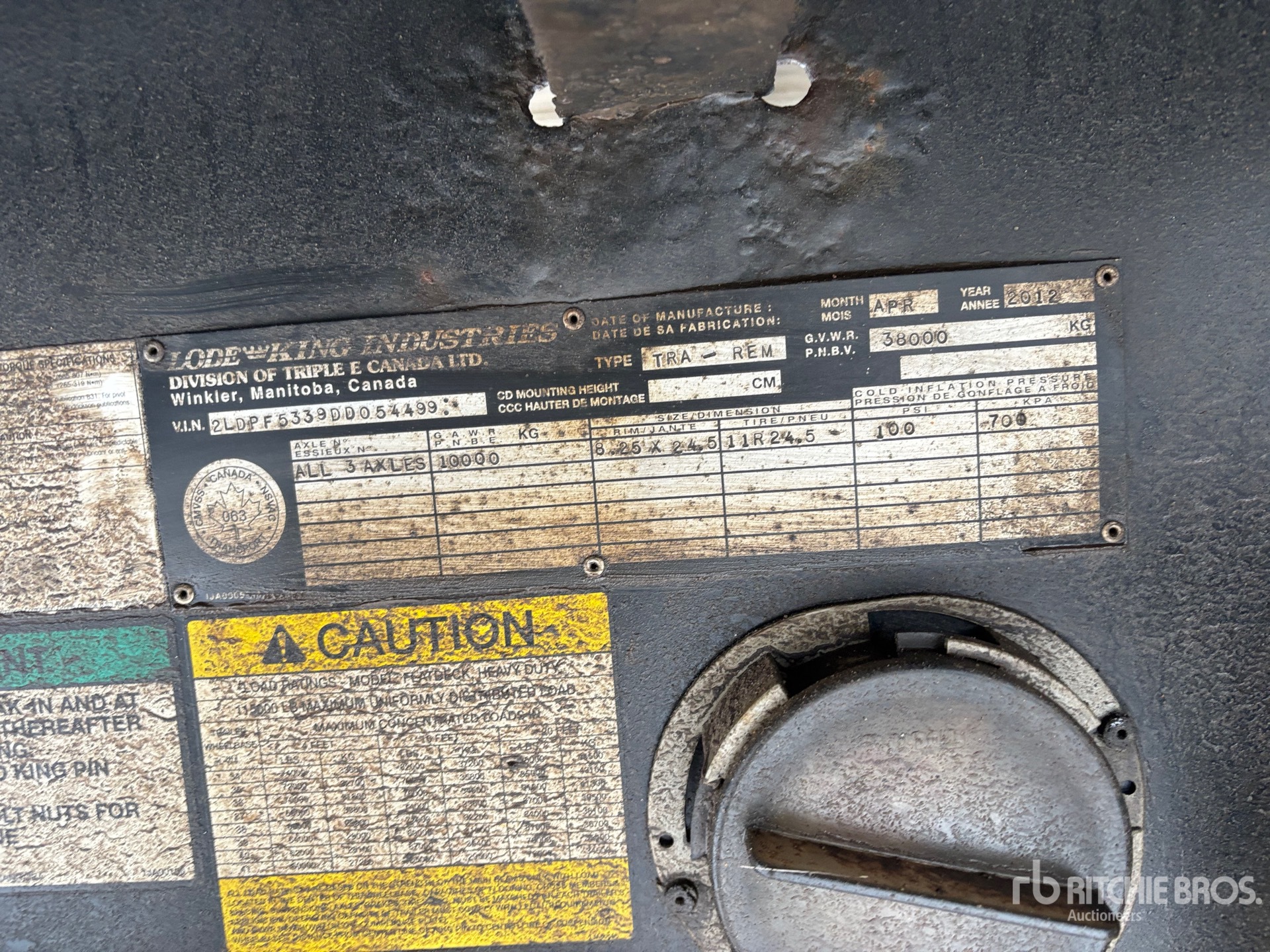 General Appearance with Seriennummer / FIN