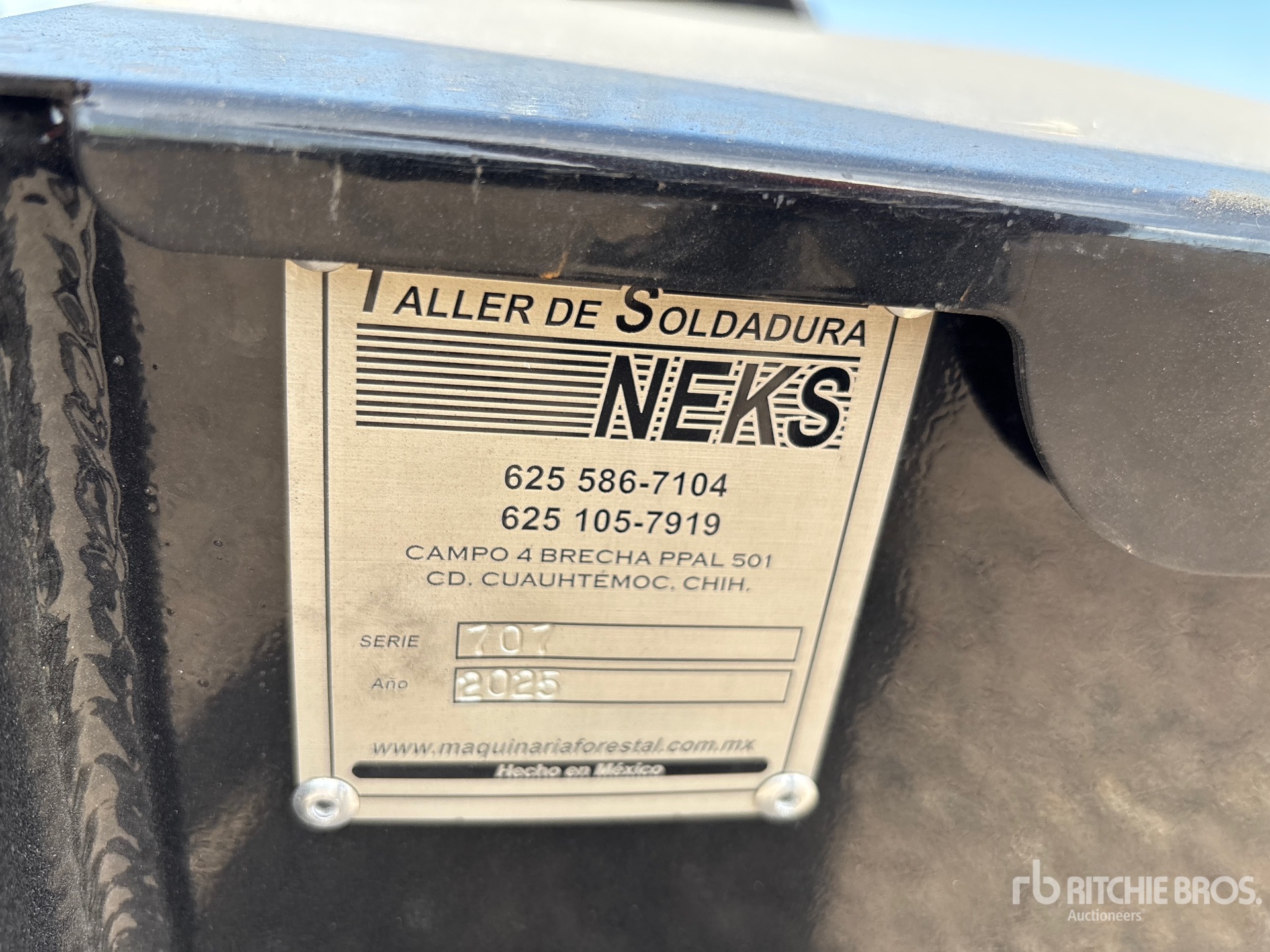 General Appearance with N.º de serie/VIN