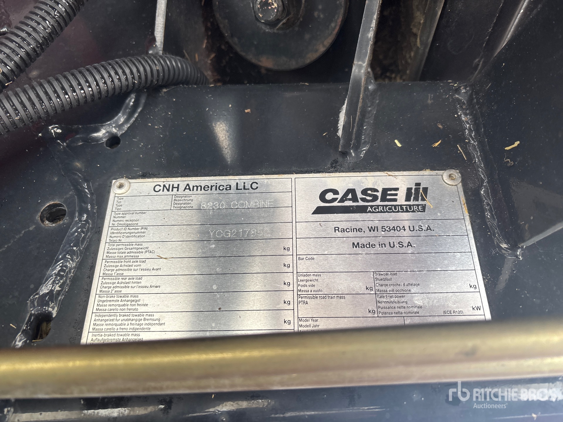 General Appearance with Numer seryjny/numer identyfikacyjny pojazdu