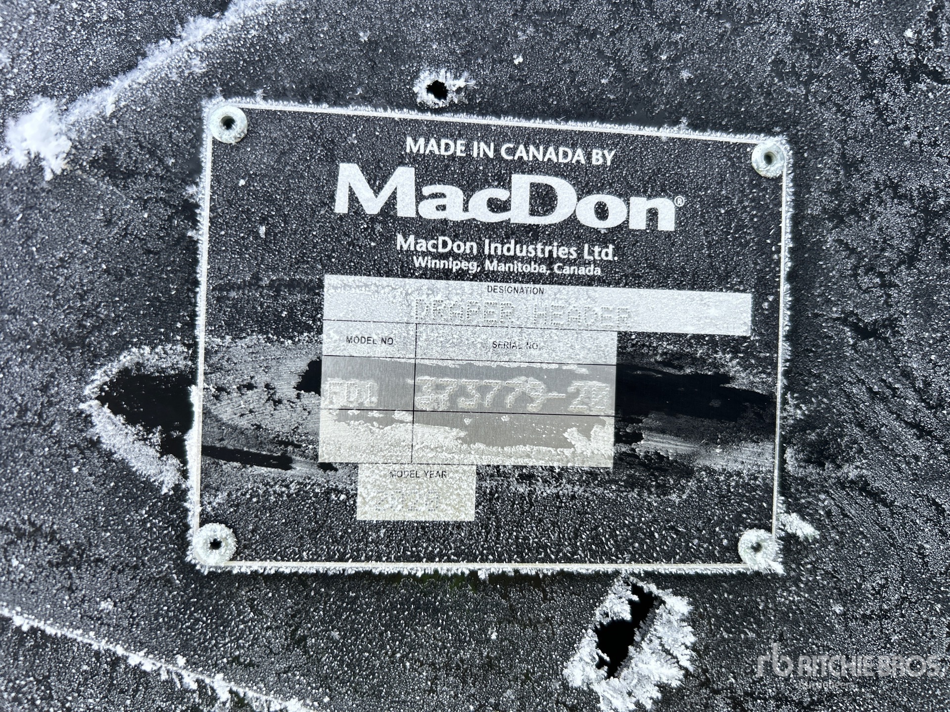 General Appearance with Seriennummer / FIN