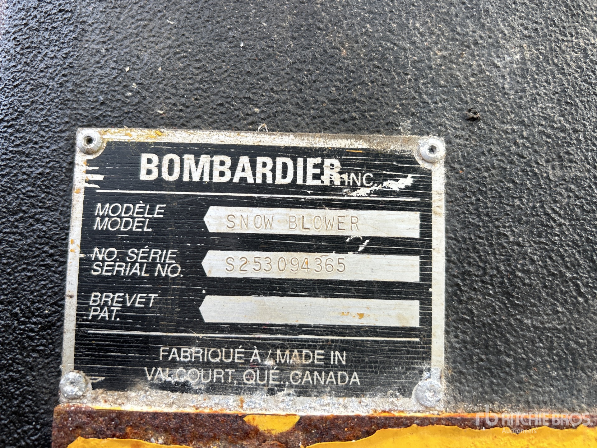 General Appearance with N.º de serie/VIN