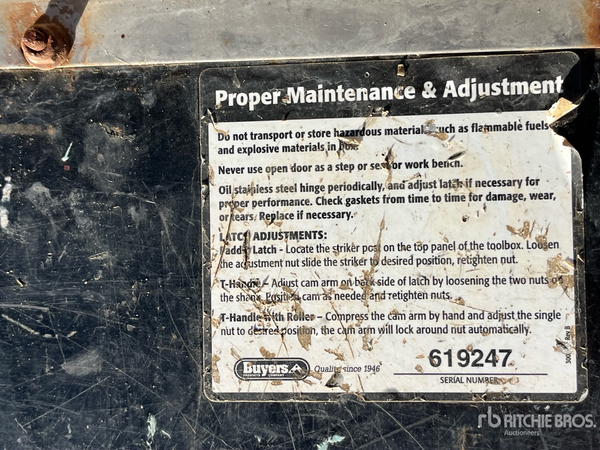 General Appearance with Numer seryjny/numer identyfikacyjny pojazdu