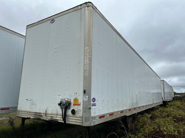 2014 Utility VS2DX 53 ft x 102 in T/A Van Trailer