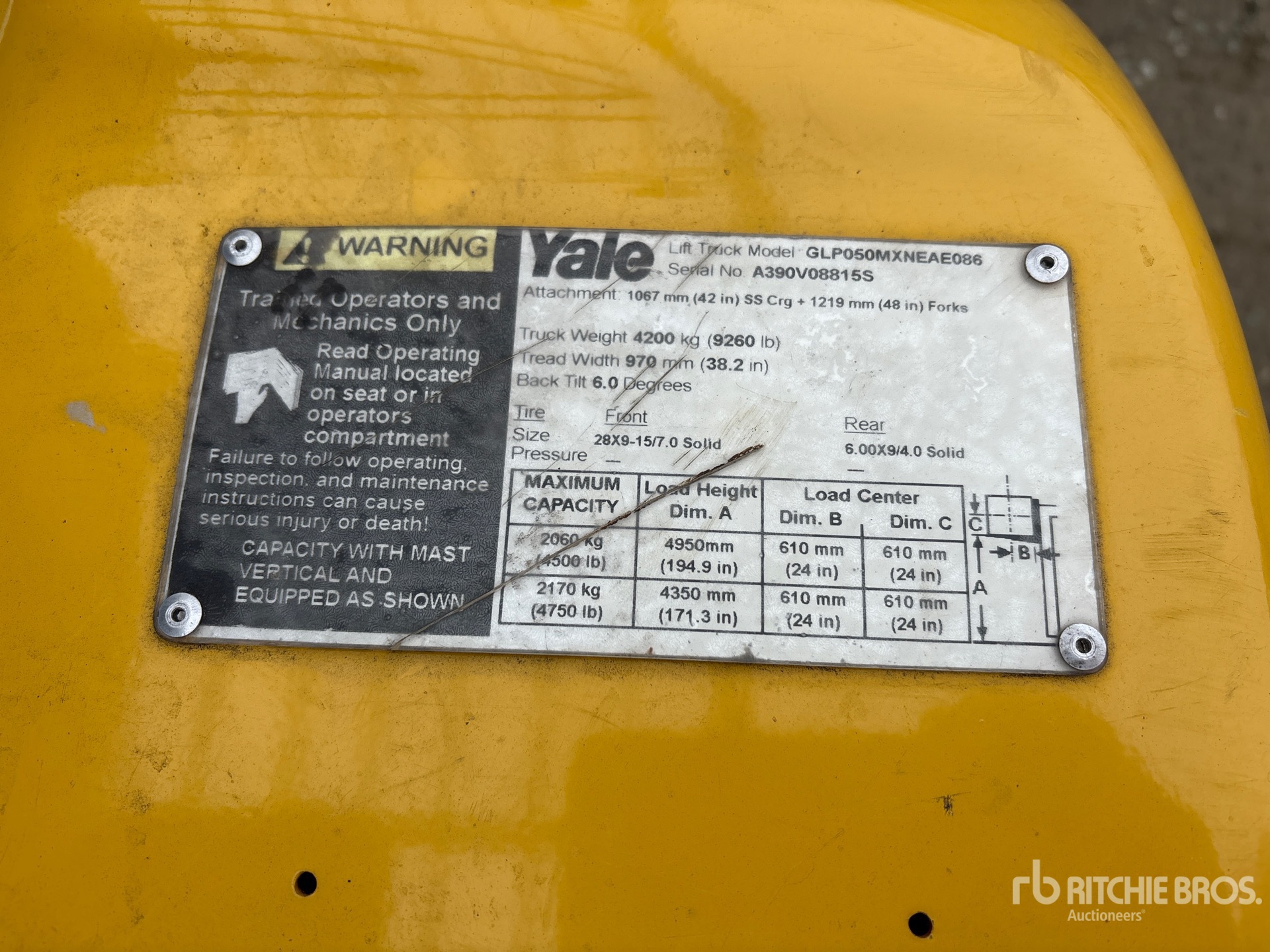 General Appearance with Numer seryjny/numer identyfikacyjny pojazdu