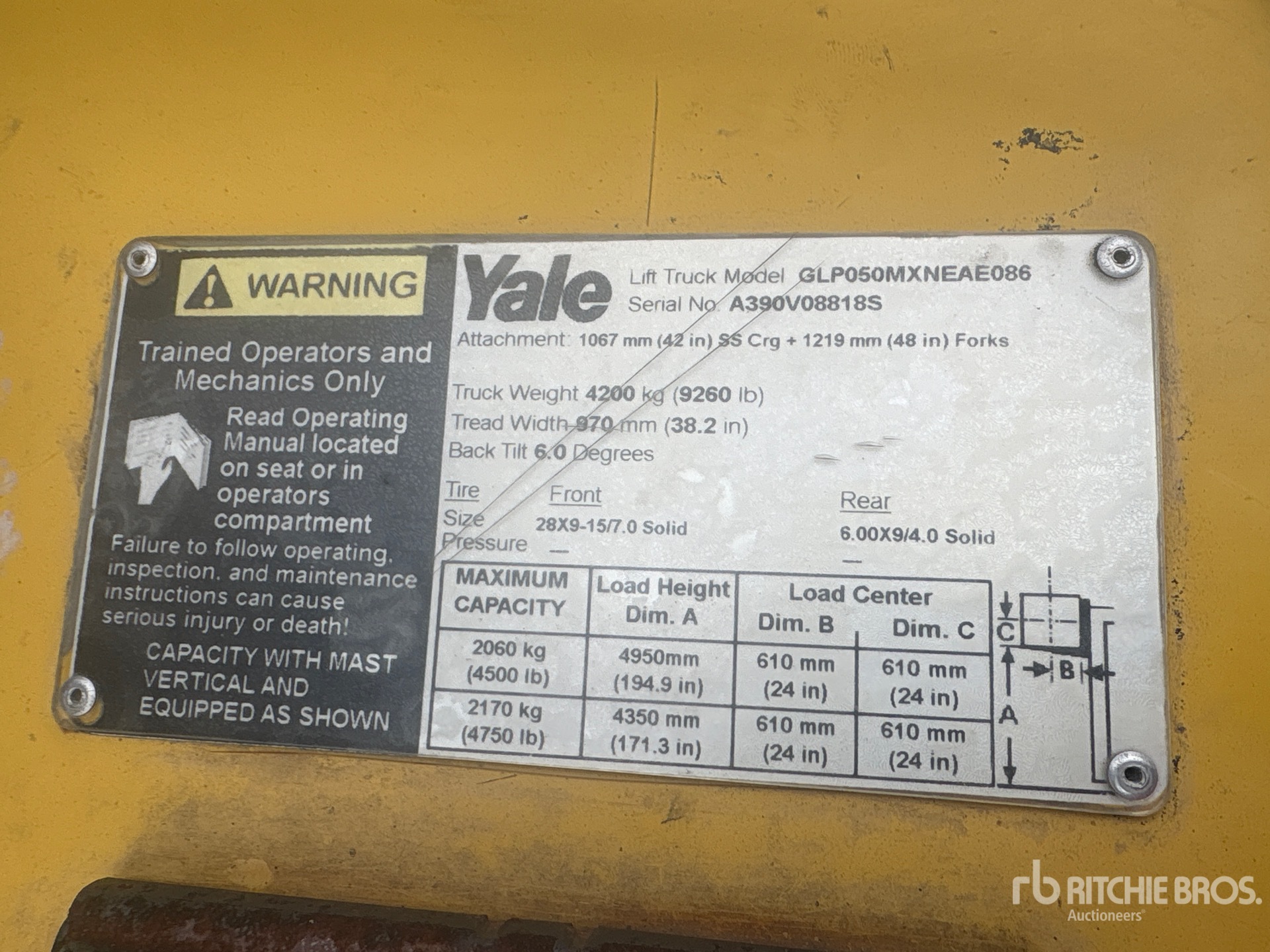 General Appearance with Numéro de série/Numéro d'identification du véhicule automobile