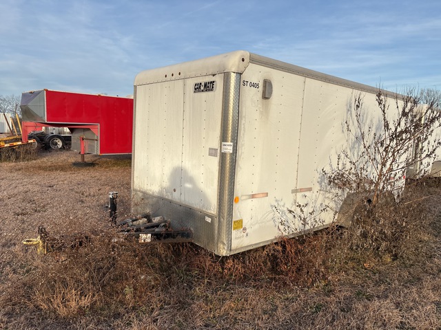 2016 Car Mate CM716CC 16 ft T/A Enclosed Trailer