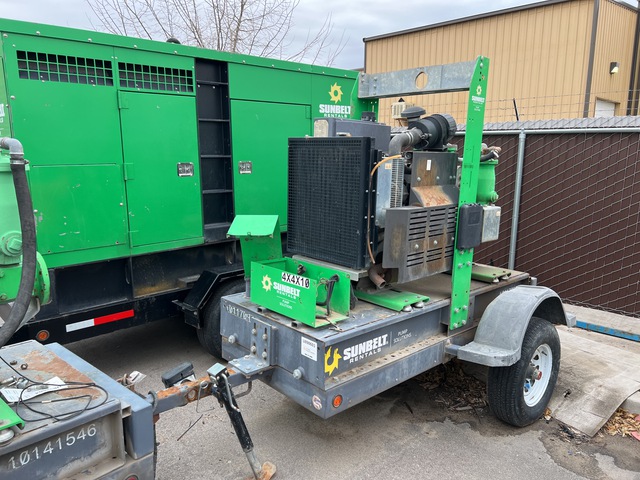 2018 Atlas Copco PAS100HF Trailer-Mounted Water Pump