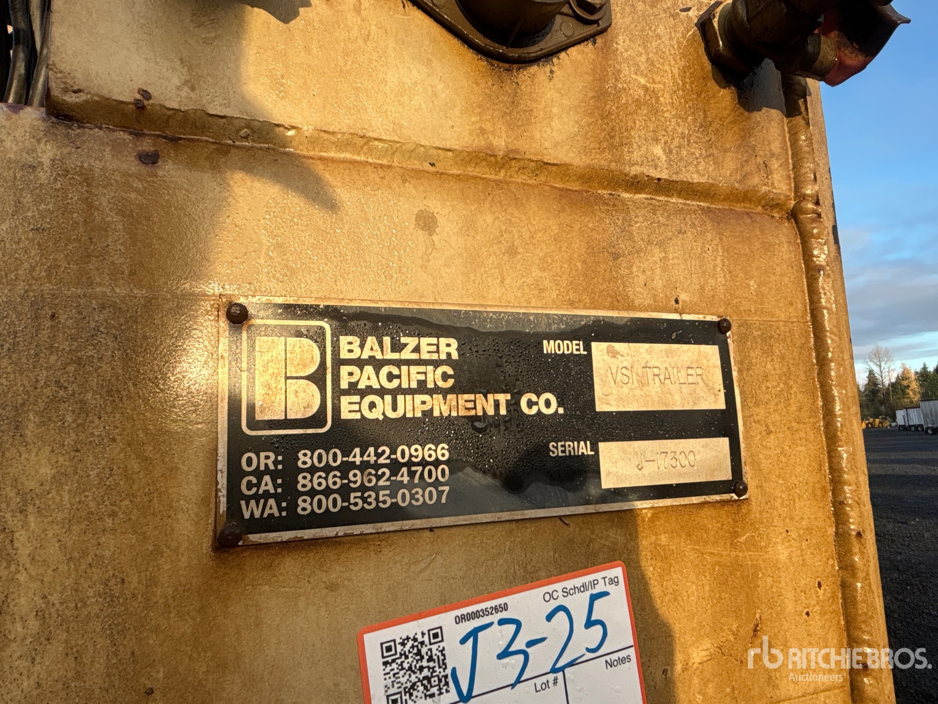 General Appearance with N.º de serie/VIN