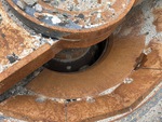 Chassis with Jaw, Blow Bar and Anvil Wear Surface