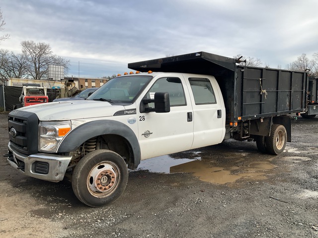 2014 Ford F-450 XL 4x4 Crew Cab Dump Truck