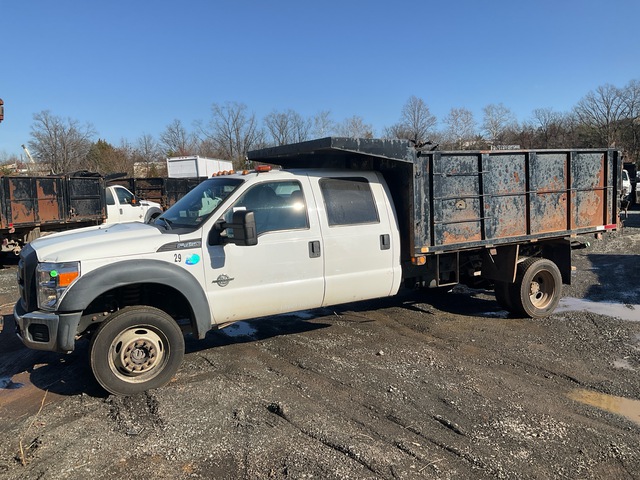 2014 Ford F-450 XL 4x4 Crew Cab Dump Truck