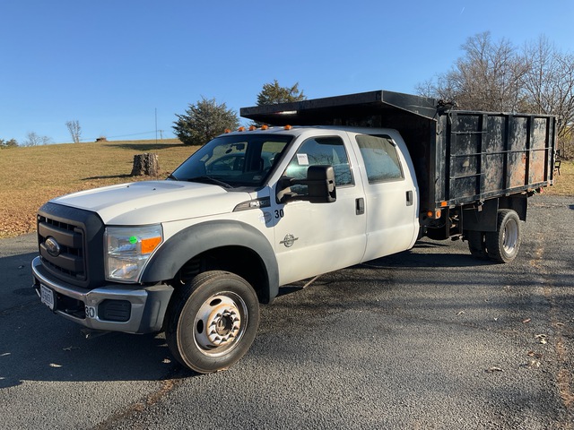 2014 Ford F-450 XL 4x4 Crew Cab Dump Truck