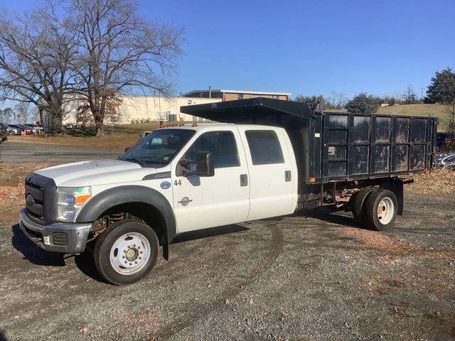 2016 Ford F-450 4x4 Crew Cab Dump Truck