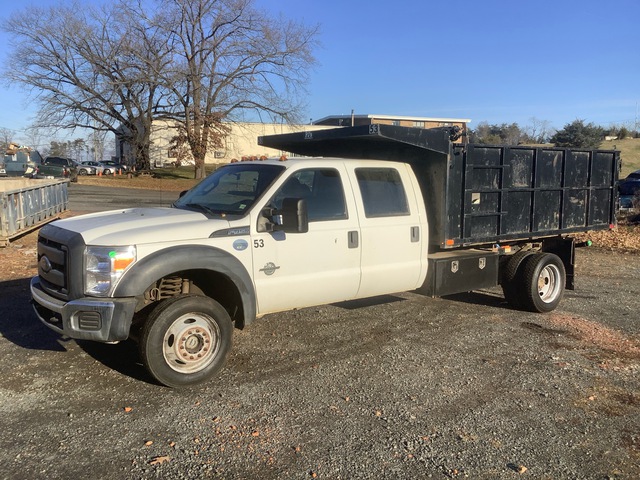 2016 Ford F-450 4x4 Dump Truck