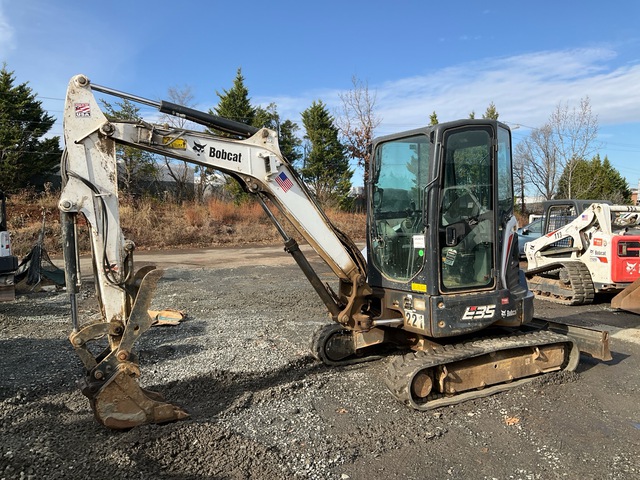 2019 Bobcat E35I Enclosed Cab Mini Excavator