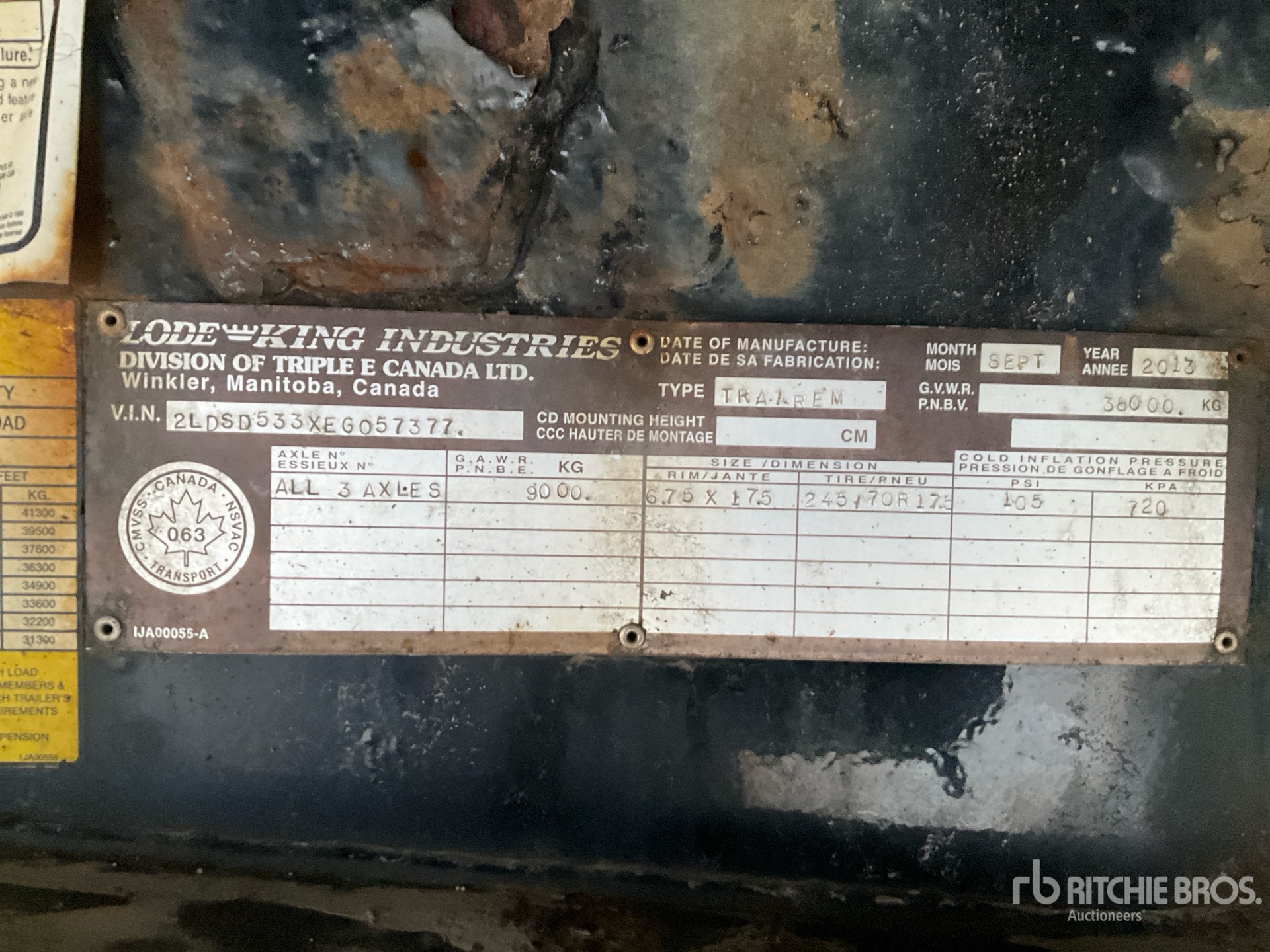 General Appearance with Seriennummer / FIN