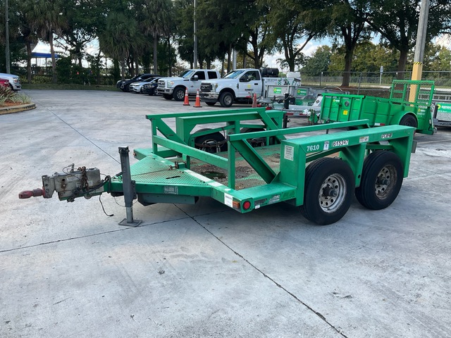 2014 JLG 7610 10 ft T/A Ground Load Trailer