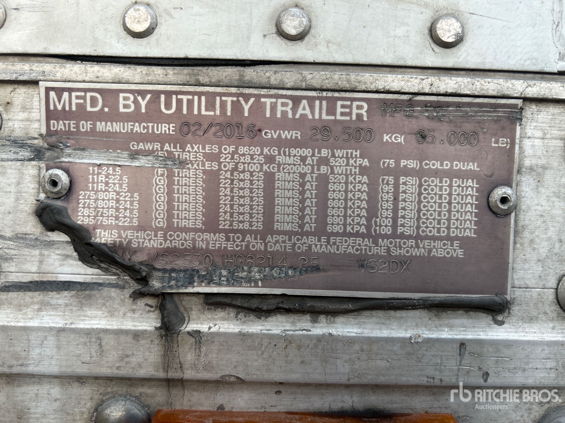 General Appearance with Numero seriale/numero d’identificazione del veicolo (VIN)