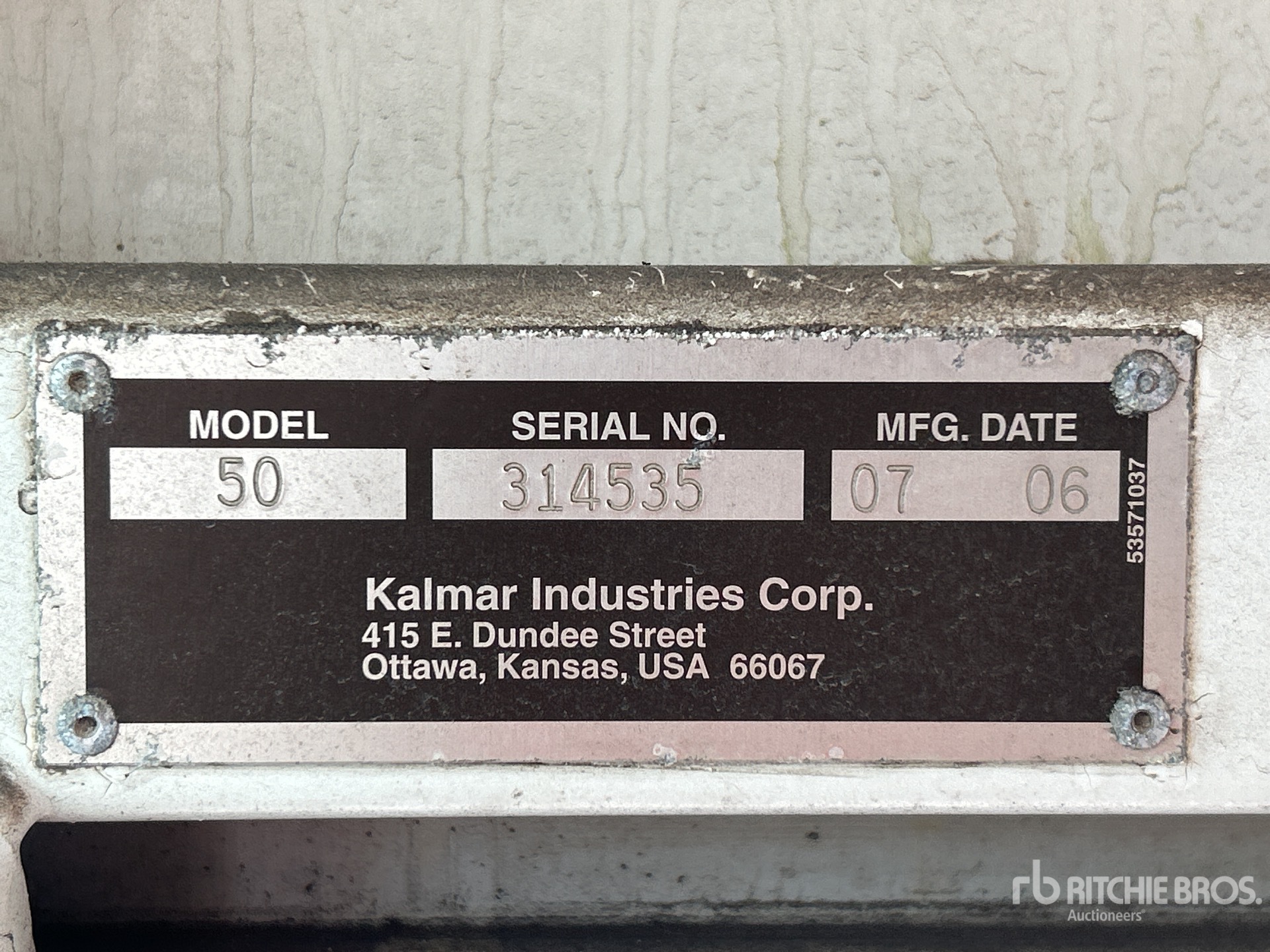 General Appearance with N.º de serie/VIN