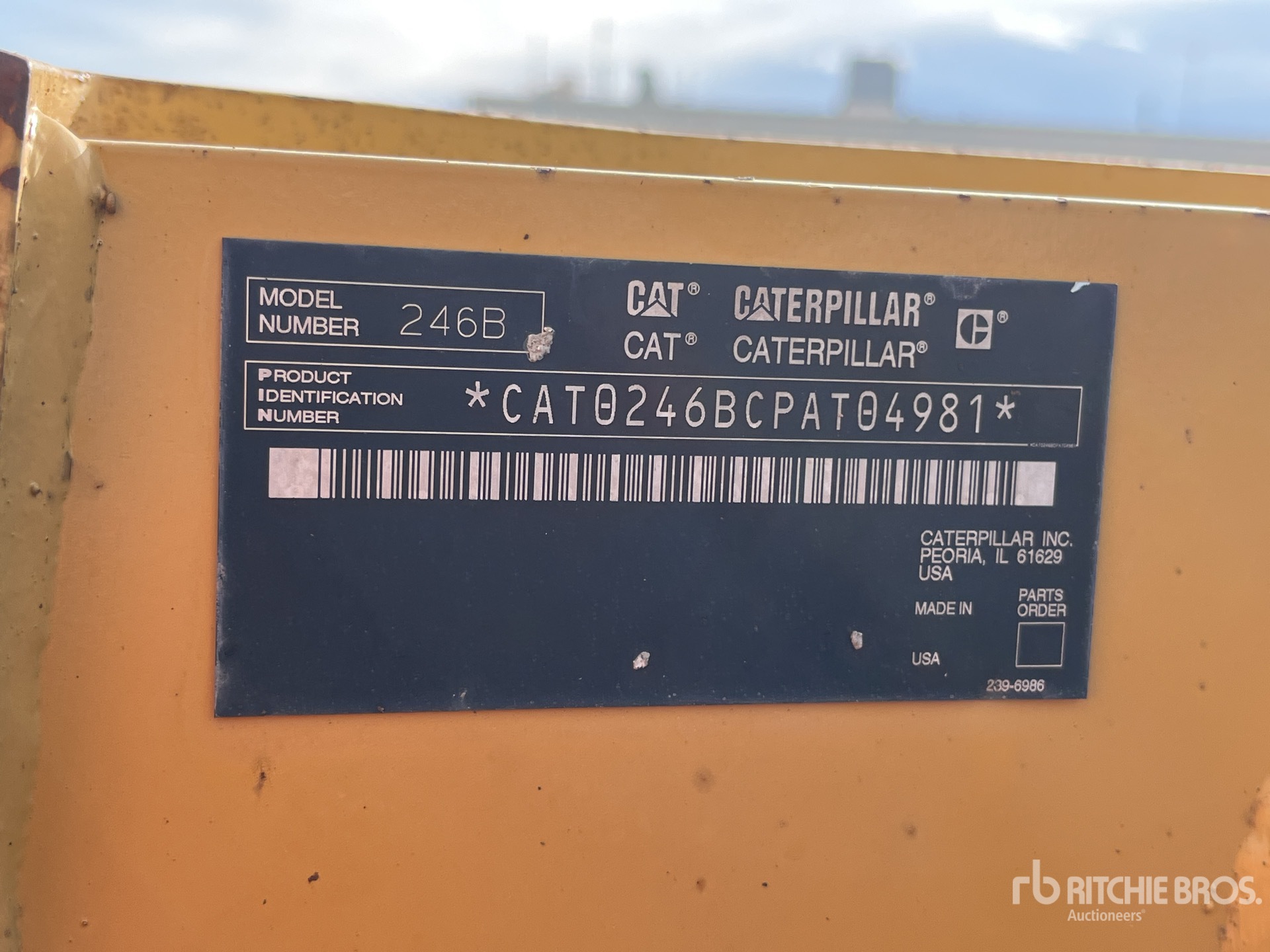 General Appearance with Numéro de série/Numéro d'identification du véhicule automobile